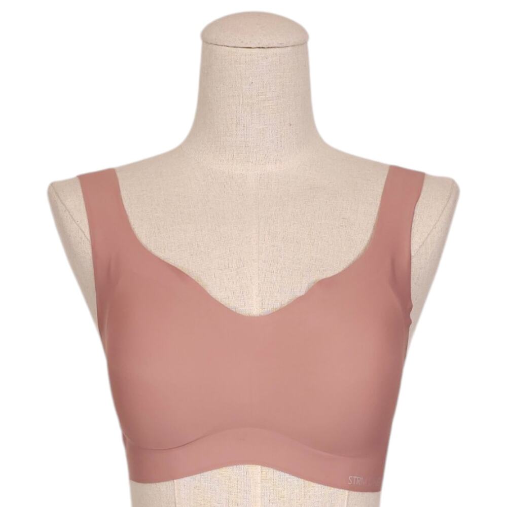 STRM LINE Intimates Seamless Bra Smooth Dusty Rose Sz Small